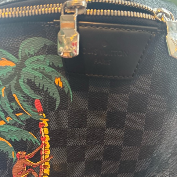 Louis Vuitton Damien Cobalt Blue (Jungle) District 
Backpack - Picture 4 of 6